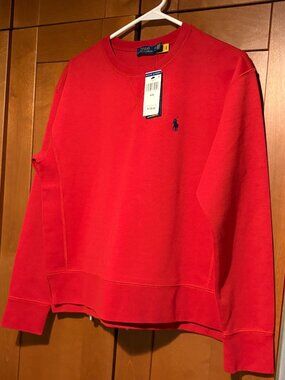 Polo Ralph Lauren Fleece Crewneck Sweatshirt Sz M $148
